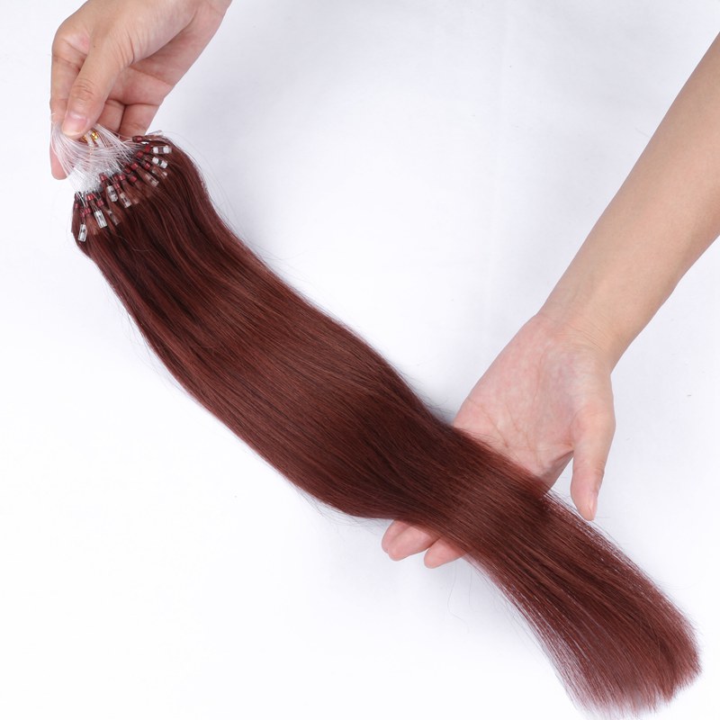 Factory Full Cuticle Aligned 100% Remy Human Extensions Micro Loop Ring Hair No Tangle No Shedding